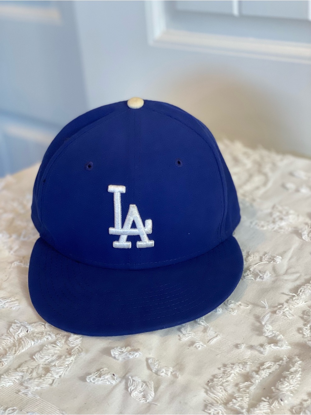 MLB Los Angeles Dodgers Blue Cap with White LA Emblem